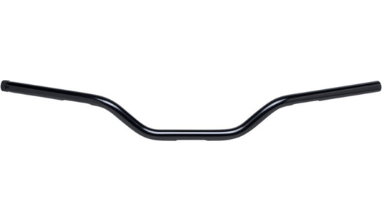 Biltwell Inc. 6008-2017 1in. Throttle-By-Wire Tracker Mid Plug Handlebar - Black Electroplated