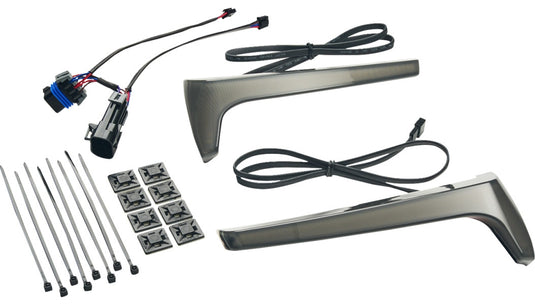 Ciro 4R100 Rydeculture Bryant M1 Saddlebag Lights - Light Smoke Lens