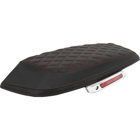 Saddlemen L870-23-18404 Lattice Stitched Saddlebag Lid Cover - Red