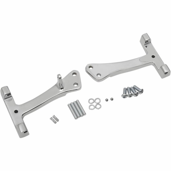 Drag Specialties 1621-0726 Passenger Floorboard Mount Kit - Chrome