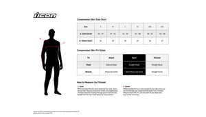 Icon Field Armor Compression Shirt (Medium, Black)