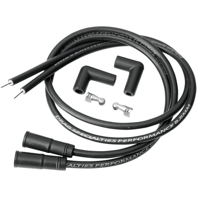 Drag Specialties 2104-0247 8.8mm Spark Plug Wire Set - Universal Black