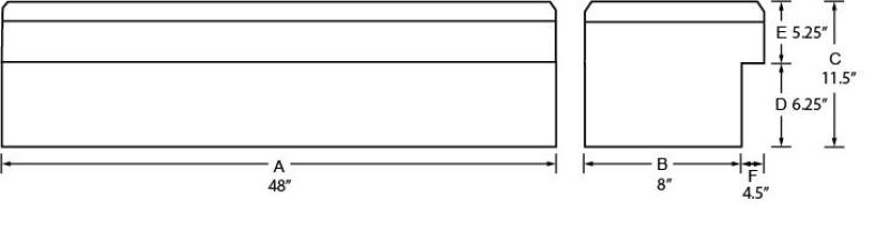 Load image into Gallery viewer, Tradesman 79748 TRA Side Mount Box - Alum
