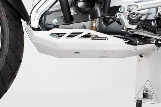Sw-Motech MSS.07.781.10001/S Aluminum Engine Guard Skid Plate for BMW R1200GS LC & R1200GS LC Adventure - Silver