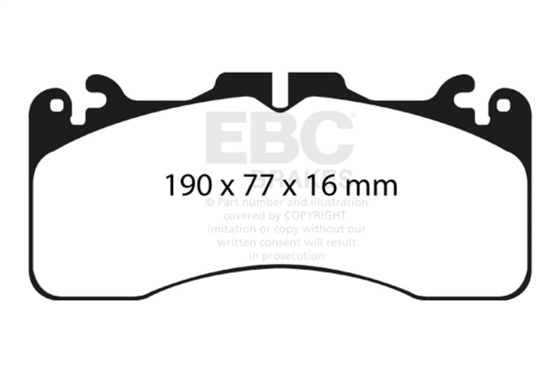 Load image into Gallery viewer, Ebc DP41867R EBC Yellowstuff Brake Pad Sets
