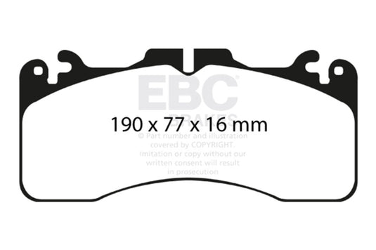 Ebc DP41867R EBC Yellowstuff Brake Pad Sets