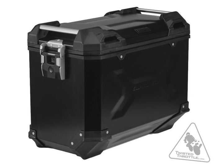 Sw-Motech ALK.00.733.10000L/B Trax Adventure 45 Liter ALU-BOX Side Case - Left - Black