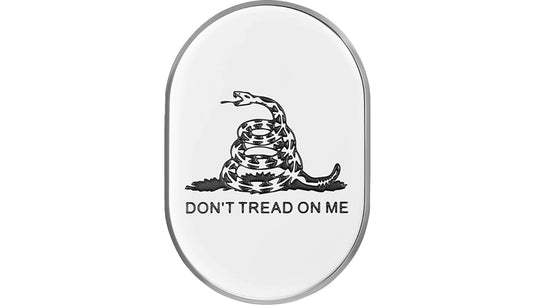 Figurati Designs FD40-AC-SS-LT Antenna Cover - Mirror Polish with Don't Tread On Me
