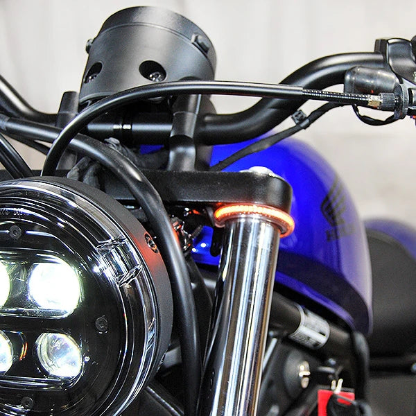 New Rage Cycles REBEL500-FB Front Turn Signals
