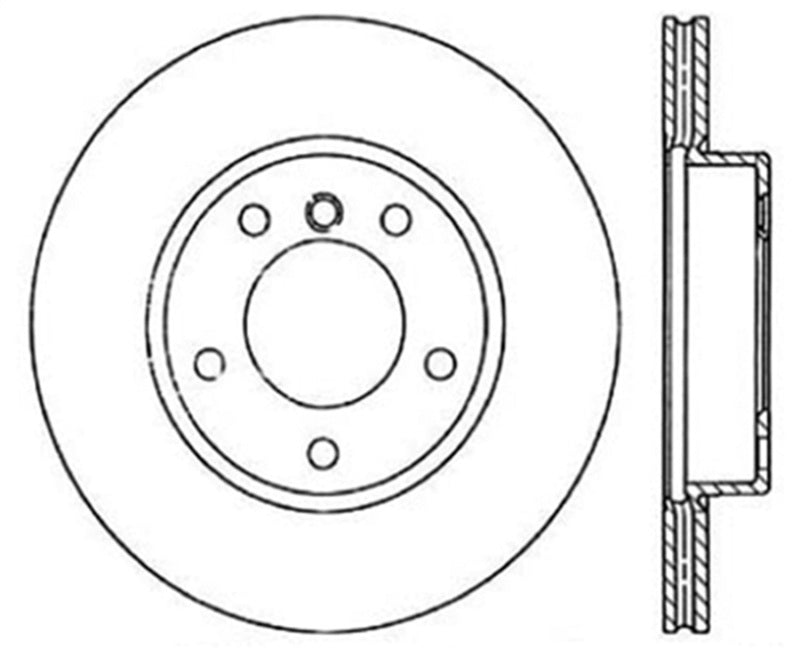 Load image into Gallery viewer, Stoptech 126.34029CSR ST Slotted Sport Brake Rotors
