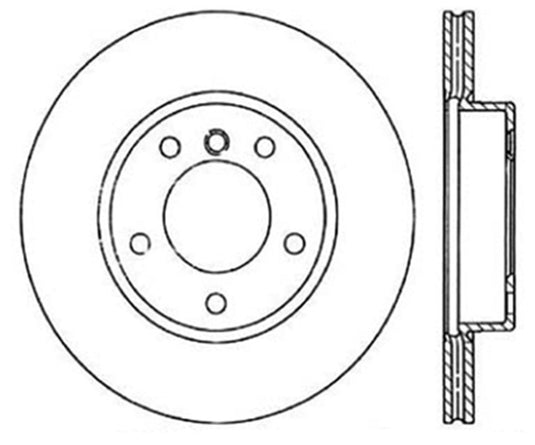 Stoptech 126.34029CSR ST Slotted Sport Brake Rotors