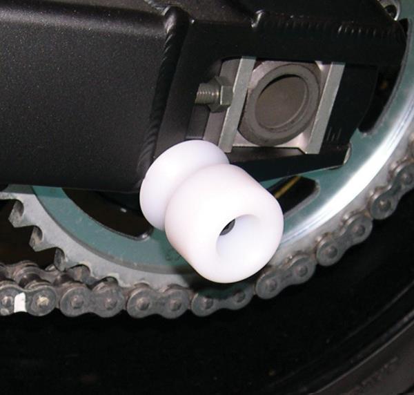 Shogun Motorsports 701-0619 Swingarm Slider - White