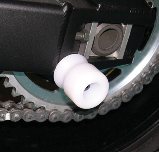Shogun Motorsports 701-0619 Swingarm Slider - White