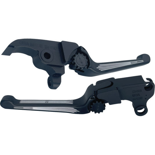 Psr 12-00667-31 Anthem Adjustable Lever Set for Harley Models - Contrast
