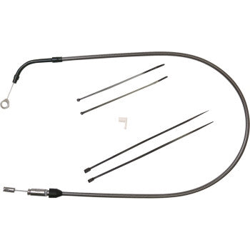 Magnum 42354HE Alternate Length Black Pearl Quick Connect Braided Upper Clutch Cable - 43in.