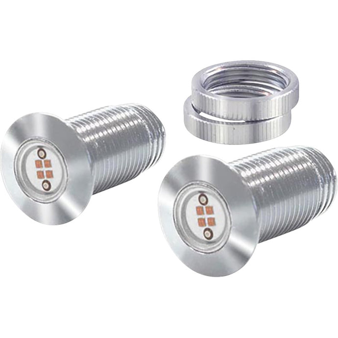 Paul Yaffe Originals PYO:BB-LB-S Bag Bolts Taillight Kit with Lightning Bolts - - Silver