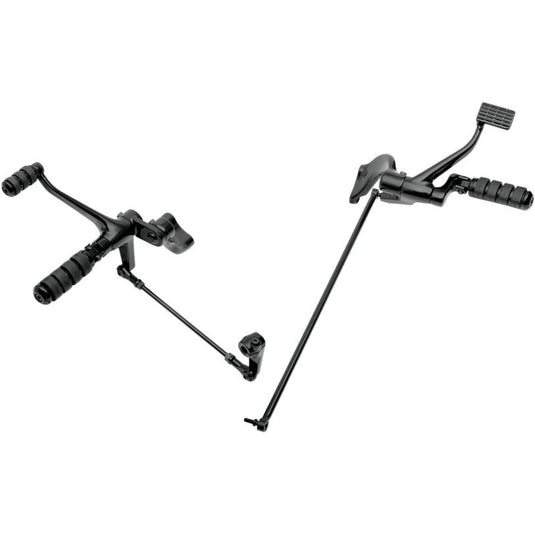 Drag Specialties 1622-0349 Sporster Forward Control Kit - Standard - Black