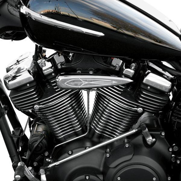 Baron Custom Accessories BA-7624-13 Liners Side Covers - Chrome