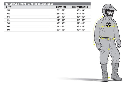 Moose Racing Qualifier Jacket (Small, Black)