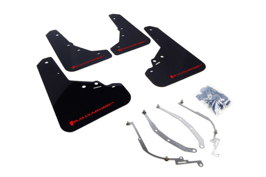 Rally Armor MF25-UR-BLK/RD RAL UR Blk Flap/Rd Logo