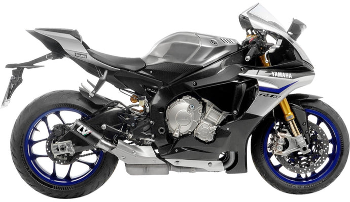 Leo Vince 15408CU LV Corsa Slip-On Muffler - Carbon Fiber