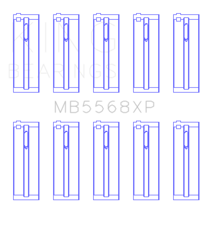 Load image into Gallery viewer, King Engine Bearings MB5568XP KING Performance Main Bearings
