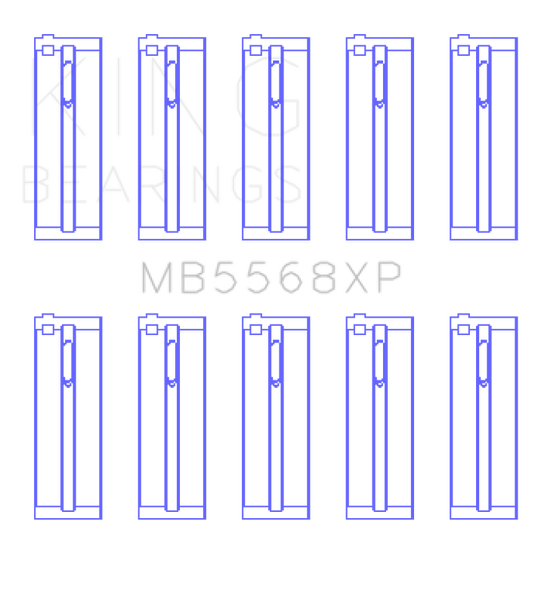 King Engine Bearings MB5568XP KING Performance Main Bearings