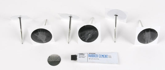 Stop & Go International 3002 Patch/Plugs (6 pack) and Rubber Cement