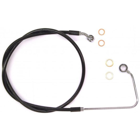 Magnum SBC1407-32 Black Coated XR Stainless Upper Front Brakeline Kit - 36-11/16in. Total Length