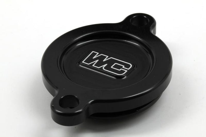 Works Connection 27-080 Oil Filter Cover - Black