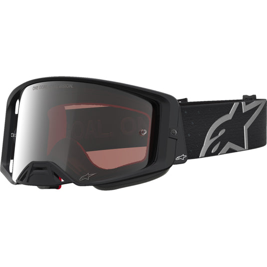 Alpinestars Supertech Vesta Goggles (One Size Fits All, Matte Black/Silver)