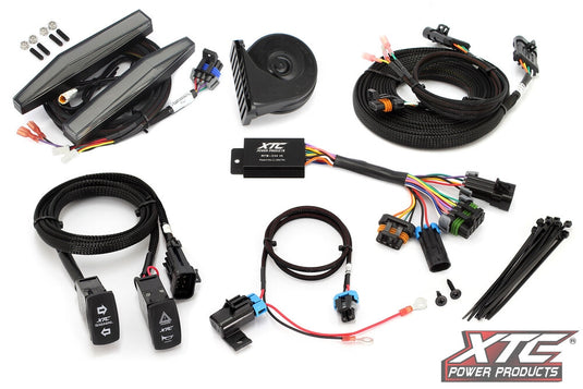 Xtc Power Products ATS-UNI-I-DRL Auto Turn Signal Kit - with Horn and Front DRL Lights Can - Universal
