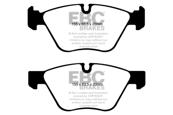 Ebc DP41600R EBC Yellowstuff Brake Pad Sets