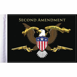 Pro Pad FLG-2AMND 6in. x 9in. Flag - Second Amendment