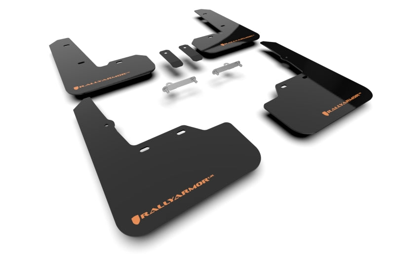Load image into Gallery viewer, Rally Armor MF92-UR-BLK/OR RAL UR Blk Flap/Orange Logo
