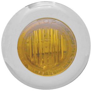 Pro-One Performance 402220 LED Mini Marker Light - Dual Function Circuit - Amber LED - Clear Lens
