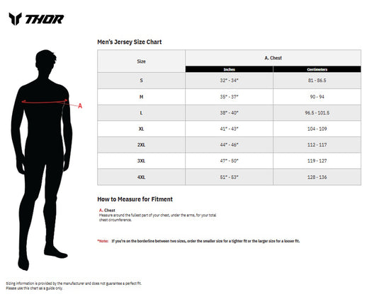Thor Launchmode Air Raptor Jersey (Large, Black/Charcoal)