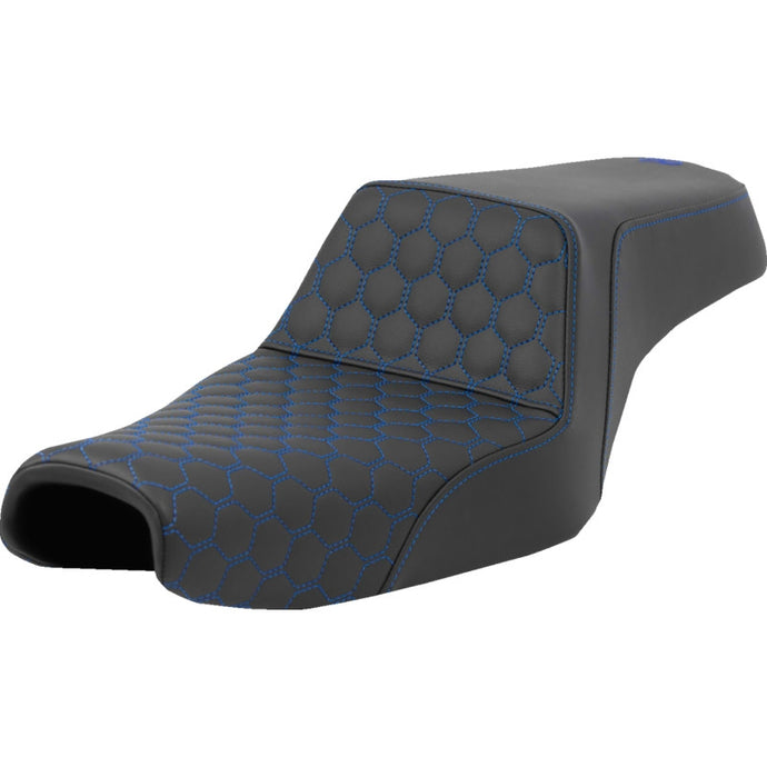 Saddlemen 807-11-17701 Step-Up HC Seat - Blue Stitching