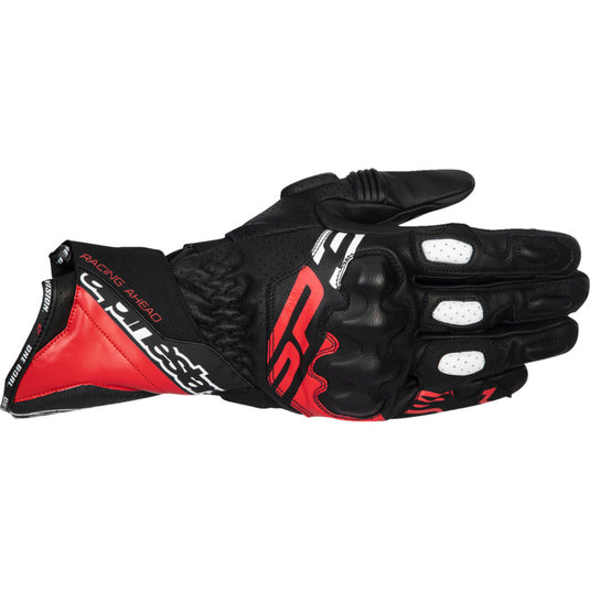 Black/Bright Red/White