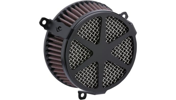 Cobra 606-0104-04B-SB Air Cleaner Kit - Spoke - Black
