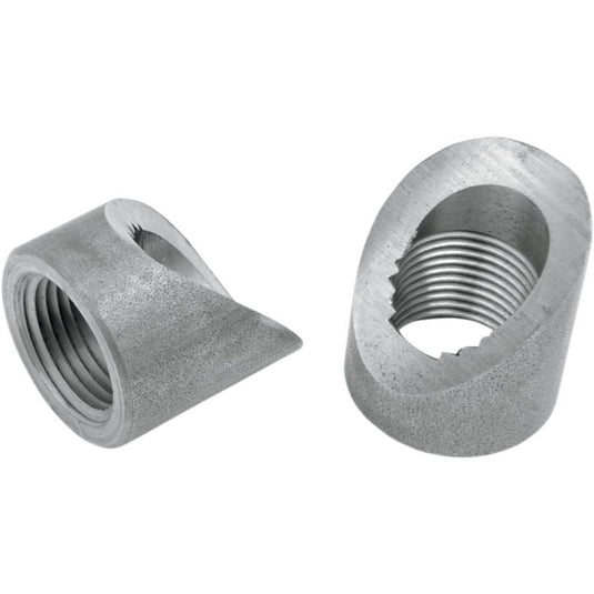 Drag Specialties 1861-0694 O2 Weld-In Sensor Bungs - 45 Deg. Angle - 18mm x 1.5
