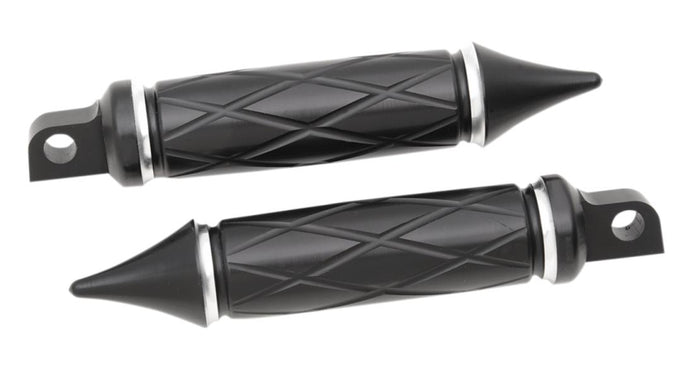 Eddie Trotta Designs TC-780B Platinum Cut Series Footpegs - Black