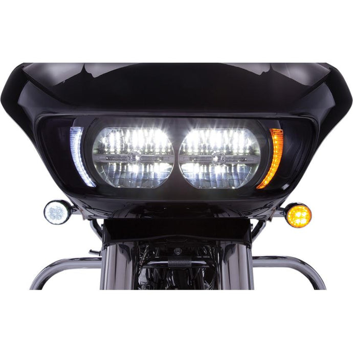 Ciro 45251 Fang Headlight Bezel - Black