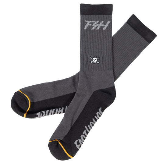 Fasthouse Arcade Socks (Lg-XL, Black)