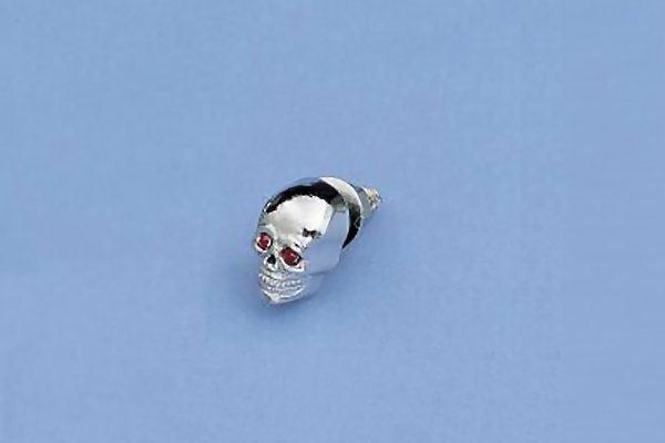 Drag Specialties DS-190485 Skull Krometts - Red Eyes
