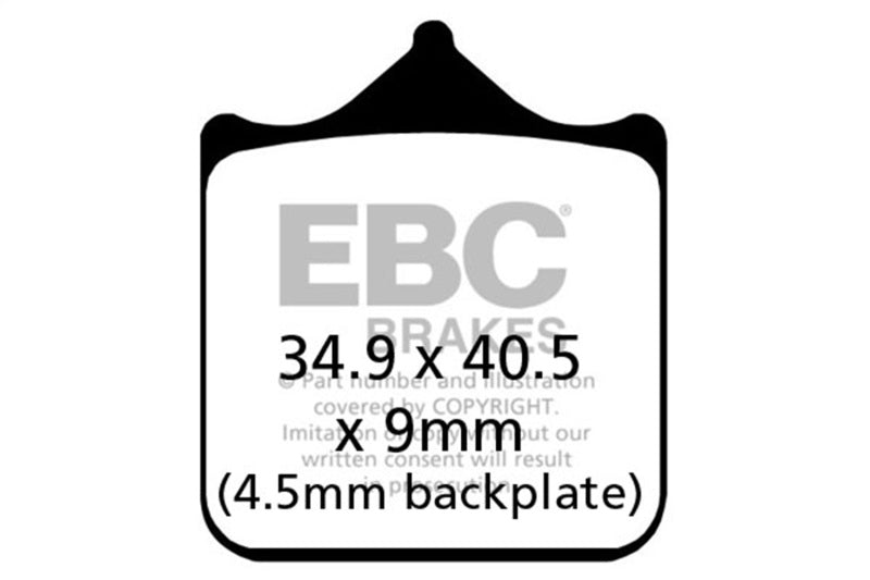 Load image into Gallery viewer, Ebc Powersports FA604/4HH EBC HH Sintered Brake Pads
