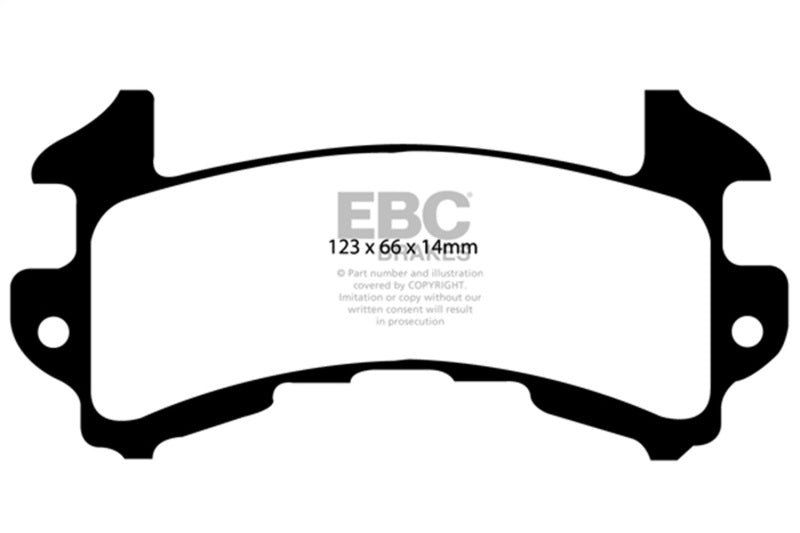 Load image into Gallery viewer, Ebc DP41146R EBC Yellowstuff Brake Pad Sets
