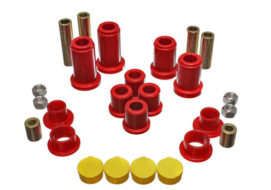 Energy Suspension 3.3190R ES Cntrl Arm Bushings - Red