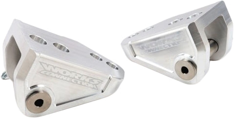 Works Connection 20-525 Offset Footpeg Mount - Aluminum