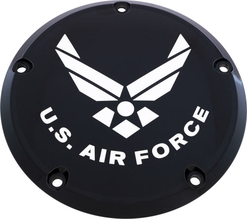 Custom Engraving Ltd AIRF04-46BG Patriotic Derby Cover - Air Force - Black